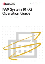 Kyocera FAX System 10 Operation Manual preview