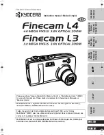 Preview for 1 page of Kyocera Finecam L3 Instruction Manual