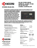 Kyocera FM16C Datasheet предпросмотр