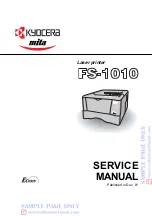 Kyocera FS-101 Service Manual preview