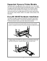 Preview for 5 page of Kyocera FS-800 Quick Configuration Manual