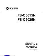 Kyocera FS-C5015N Service Manual preview