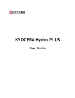 Предварительный просмотр 1 страницы Kyocera Hydro PLUS User Manual