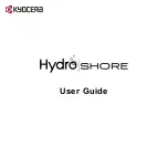 Kyocera Hydro Shore User Manual предпросмотр