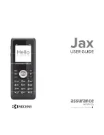 Kyocera Jax User Manual предпросмотр