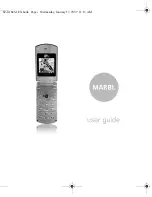 Предварительный просмотр 1 страницы Kyocera K127 - MARBL Cell Phone User Manual