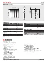 Preview for 2 page of Kyocera KC50T Datasheet