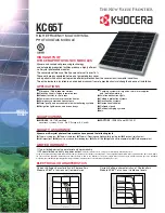 Kyocera KC65T Datasheet preview