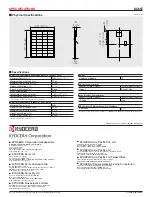 Предварительный просмотр 2 страницы Kyocera KC65T Datasheet