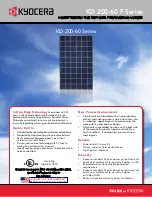 Kyocera KD 200-60 F Brochure preview