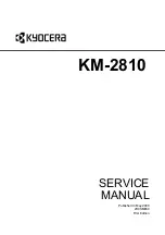 Предварительный просмотр 1 страницы Kyocera KM-2810 Service Manual