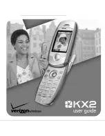 Предварительный просмотр 1 страницы Kyocera KX2 User Manual