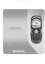 Kyocera KX444 User Manual preview