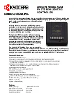 Предварительный просмотр 1 страницы Kyocera LYNCOM N25T Datasheet