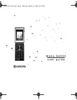 Предварительный просмотр 1 страницы Kyocera Mako S4000 User Manual