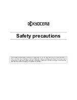 Preview for 3 page of Kyocera PF-430 Service Manual