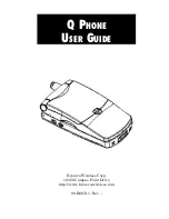 Kyocera Q Phone User Manual предпросмотр