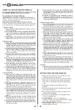 Preview for 4 page of Kyocera Ryobi W-1850 Owner'S Operating Manual