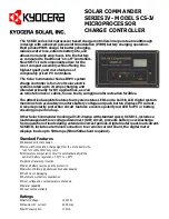 Предварительный просмотр 1 страницы Kyocera SCS-IV Datasheet