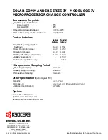 Предварительный просмотр 2 страницы Kyocera SCS-IV Datasheet