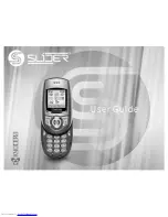 Предварительный просмотр 1 страницы Kyocera SE47 - Slider Cell Phone User Manual