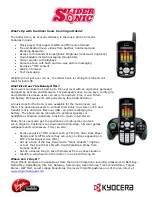 Kyocera Slider Sonic Brochure предпросмотр