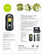 Предварительный просмотр 1 страницы Kyocera Strobe Brochure