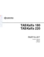 Предварительный просмотр 9 страницы Kyocera TASKalfa 180 Service Manual