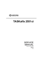 Предварительный просмотр 1 страницы Kyocera TASKalfa 2551ci Service Manual