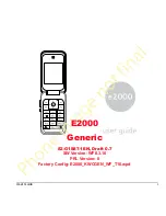 Предварительный просмотр 1 страницы Kyocera Tempo E2000 User Manual