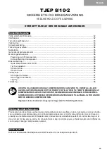 Предварительный просмотр 83 страницы Kyocera TJEP 8/10-2 Safety And Operation Instructions