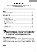 Предварительный просмотр 99 страницы Kyocera TJEP 8/10-2 Safety And Operation Instructions