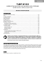 Предварительный просмотр 123 страницы Kyocera TJEP 8/10-2 Safety And Operation Instructions