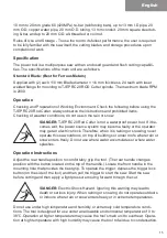 Preview for 15 page of Kyocera TJEP RC20 Operation & Instruction Manual