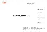 Предварительный просмотр 1 страницы Kyocera TORQUE G04 Basic Manual