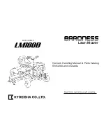 Предварительный просмотр 1 страницы Kyoeisha Baroness LM1808 Owner'S Handling Manual