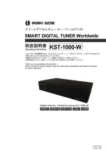 Kyokuyo Electric KST-1000-W Operating Instructions Manual preview