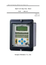 Preview for 1 page of Kyongbo Electronics GDR-C01 Manual