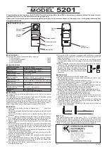 Kyoritsu Electrical Instruments Works, Ltd. 5201 Instruction Manual предпросмотр