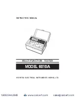 Kyoritsu Electrical Instruments Works 6010A Instruction Manual preview