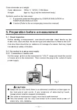 Предварительный просмотр 13 страницы Kyoritsu Electrical Instruments Works 6200 Instruction Manual