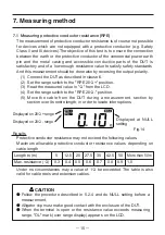 Предварительный просмотр 17 страницы Kyoritsu Electrical Instruments Works 6200 Instruction Manual