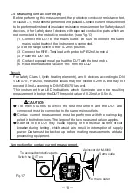 Предварительный просмотр 20 страницы Kyoritsu Electrical Instruments Works 6200 Instruction Manual