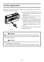 Предварительный просмотр 22 страницы Kyoritsu Electrical Instruments Works 6200 Instruction Manual