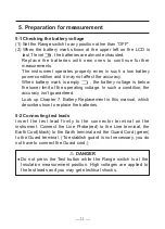 Preview for 13 page of Kyoritsu Electrical Instruments Works KEW 3126 Instruction Manual