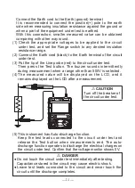 Preview for 16 page of Kyoritsu Electrical Instruments Works KEW 3126 Instruction Manual