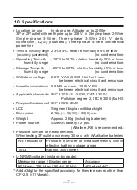 Предварительный просмотр 39 страницы Kyoritsu Electrical Instruments Works KEW 4506 Instruction Manual