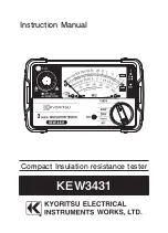 Предварительный просмотр 1 страницы Kyoritsu Electrical Instruments Works KEW3431 Instruction Manual