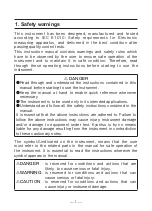 Предварительный просмотр 3 страницы Kyoritsu Electrical Instruments Works KEW3431 Instruction Manual