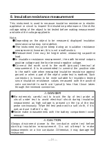 Предварительный просмотр 18 страницы Kyoritsu Electrical Instruments Works KEW3431 Instruction Manual